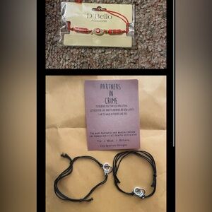 Partner in crime and evil eye bracelets